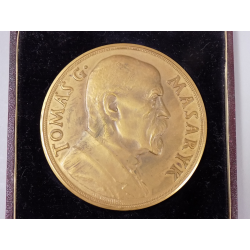 Pamětní medaile k 85. nar. T. G. Masaryka