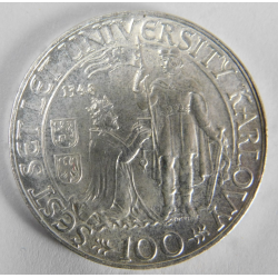 100 korun, 1948, Universita Karlova