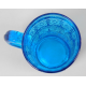Jubilejní skleněný hrneček  modrý - 1888