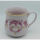 Hrnek, Růžový porcelán - Chodov